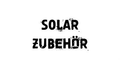Solar Zubehör